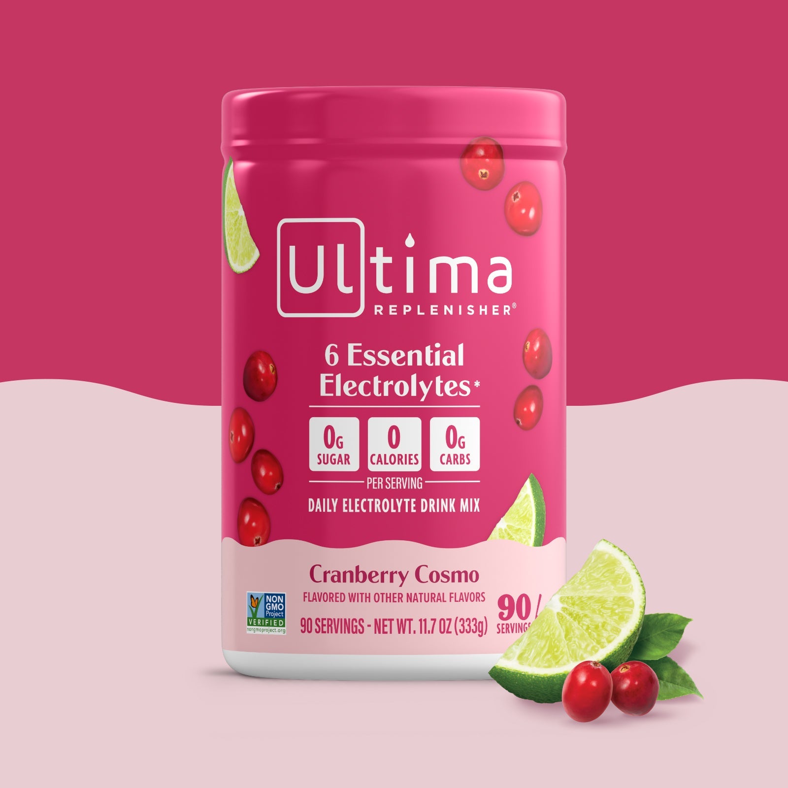 Cranberry Cosmo Mocktini Daily Electrolyte Drink Mix