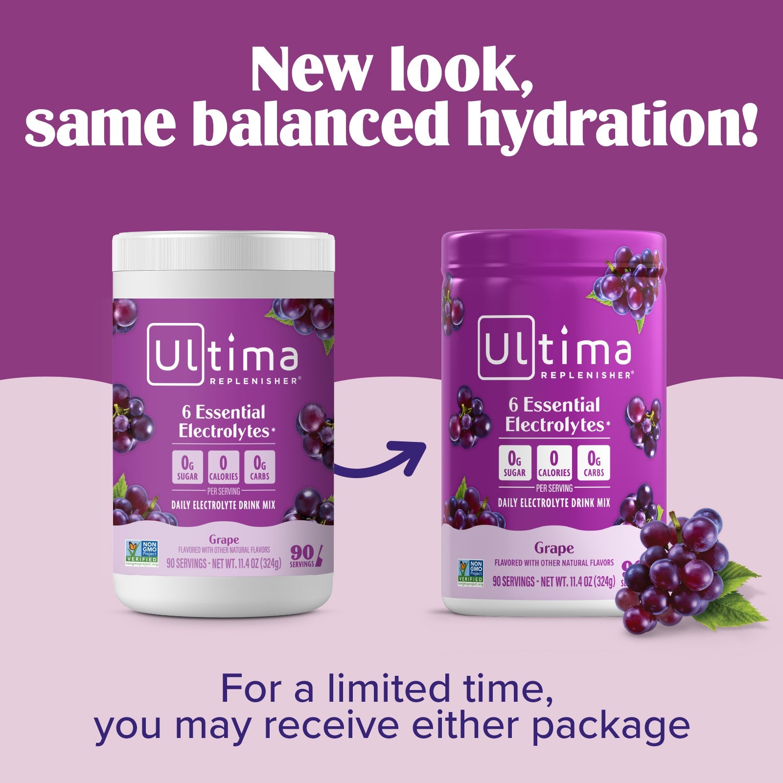 Grape electrolyte drink mix