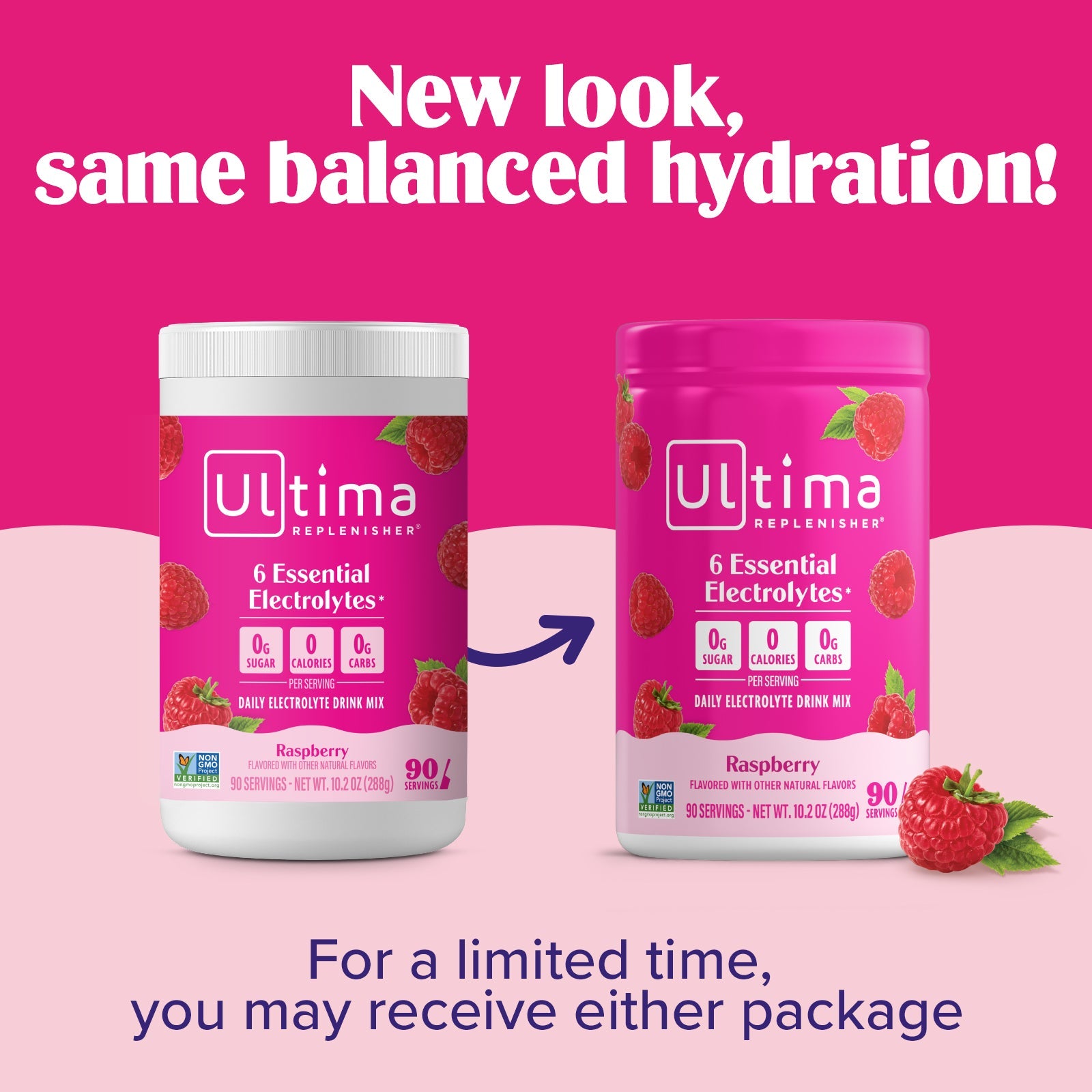 Raspberry electrolyte drink mix