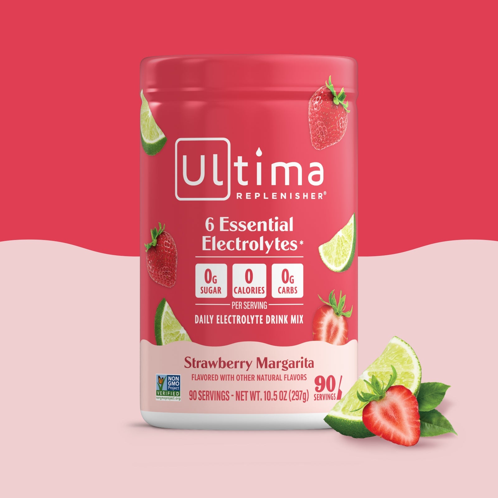 Strawberry Margarita Mocktini Daily Electrolyte Drink Mix