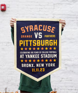 Pittsburgh vs Syracuse Commemorative Camp Flag