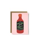 Be my Valentina Hot Sauce Card