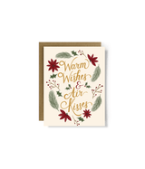 Warm Wishes Christmas Greeting Card
