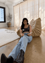 Wilderness Front‑Closure Cotton Bralette - Grey