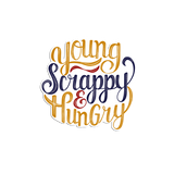 Young Scrappy and Hungry Hamilton Musical Sticker