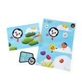 You Can Do It Positive Penguin POP Greeting Card with Patch
