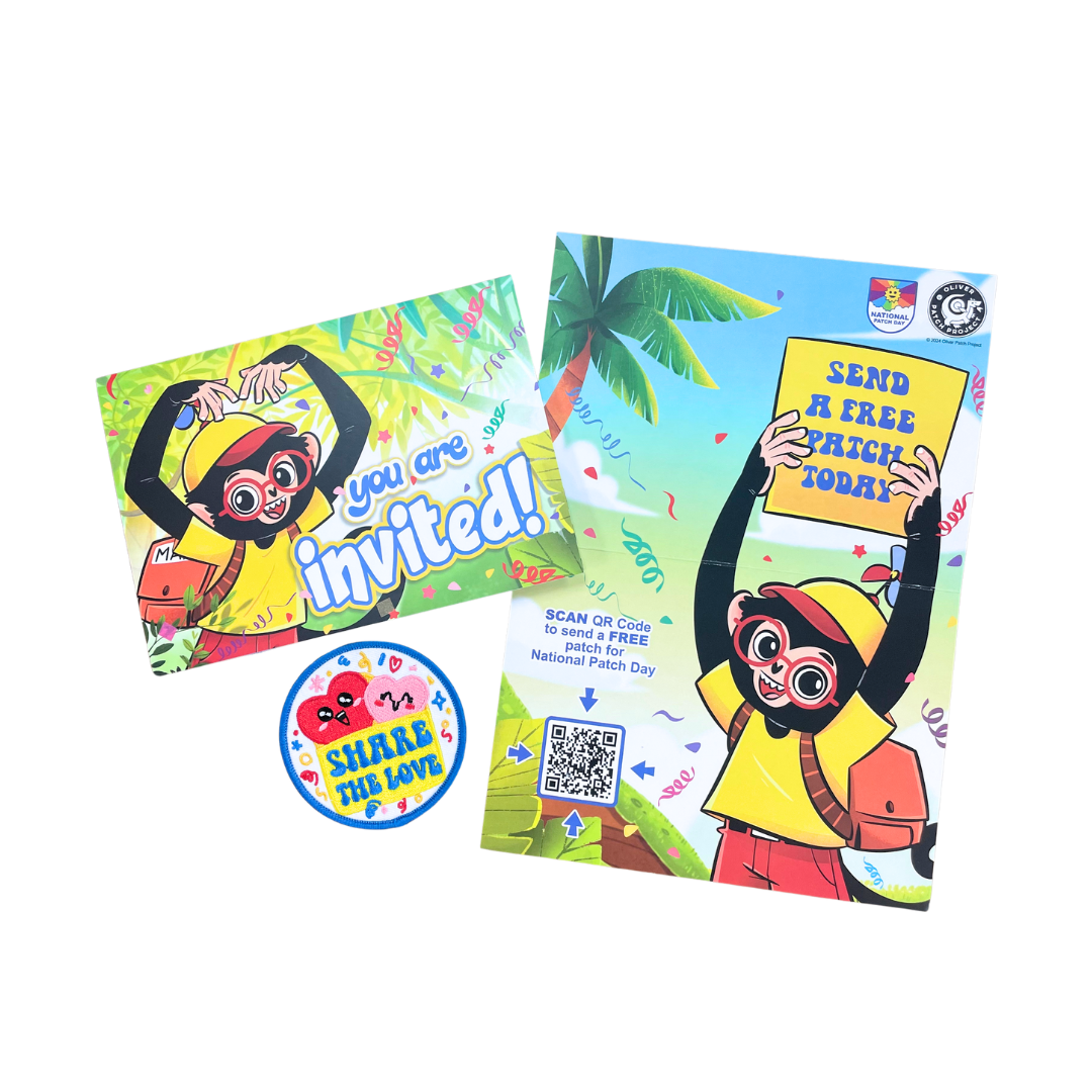 You're Invited to Share the Love POP Greeting Card with Patch