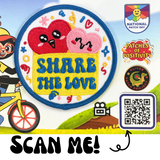 You're Invited to Share the Love POP Greeting Card with Patch