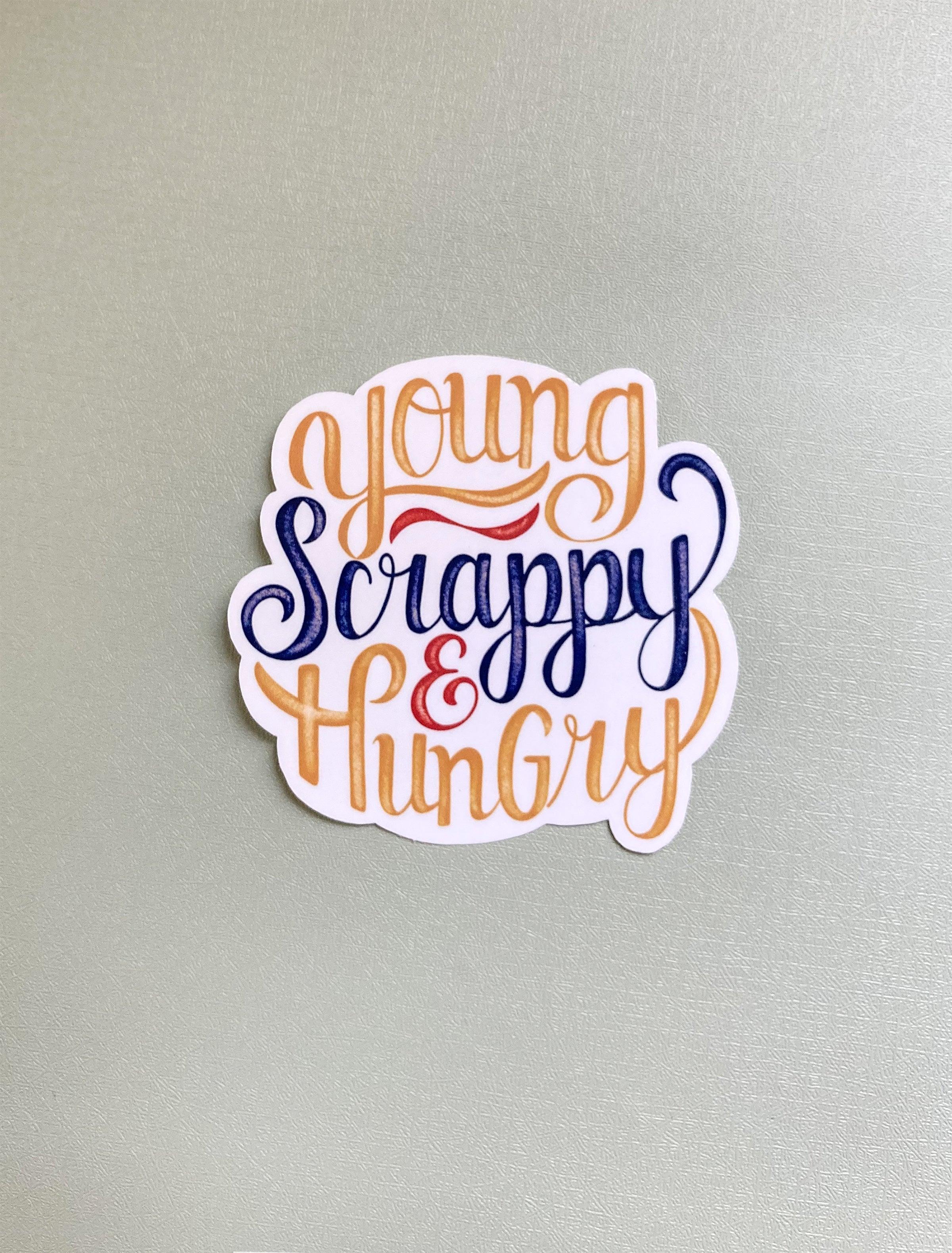 Young Scrappy and Hungry Hamilton Musical Sticker