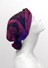 Fine Art Headscarf - Boysenberry
