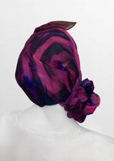 Fine Art Headscarf - Boysenberry