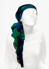 Fine Art Headscarf -Peacock