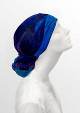 Fine Art Headscarf - Sapphire