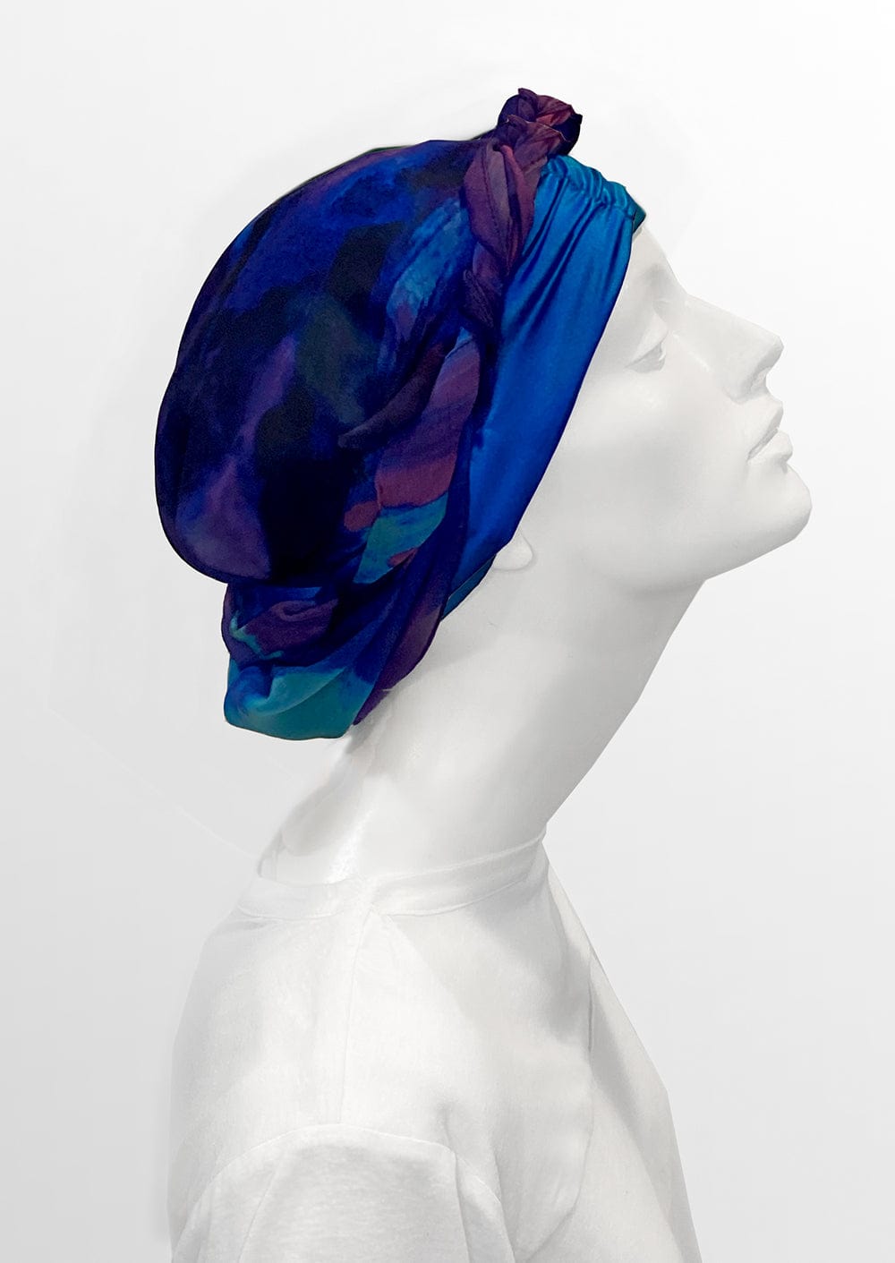 Fine Art Headscarf - Sapphire