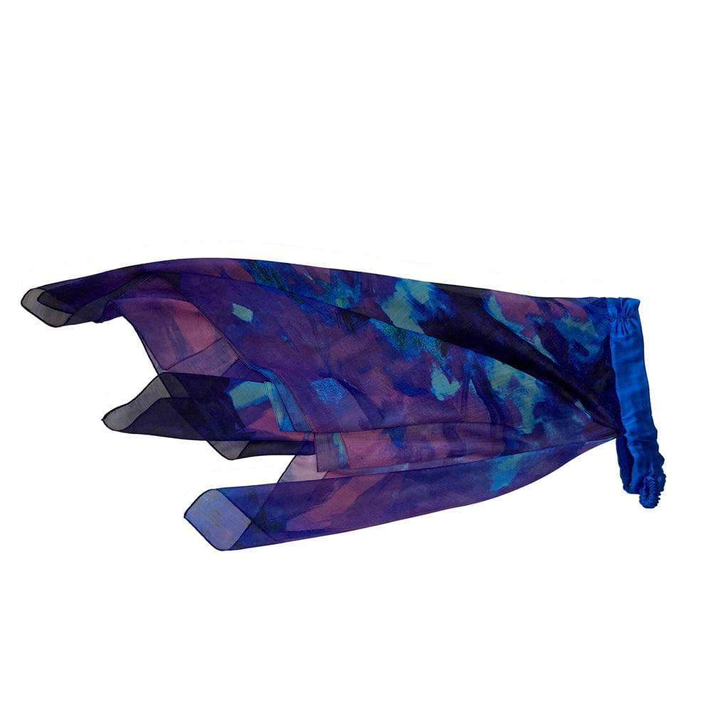 Fine Art Headscarf - Sapphire
