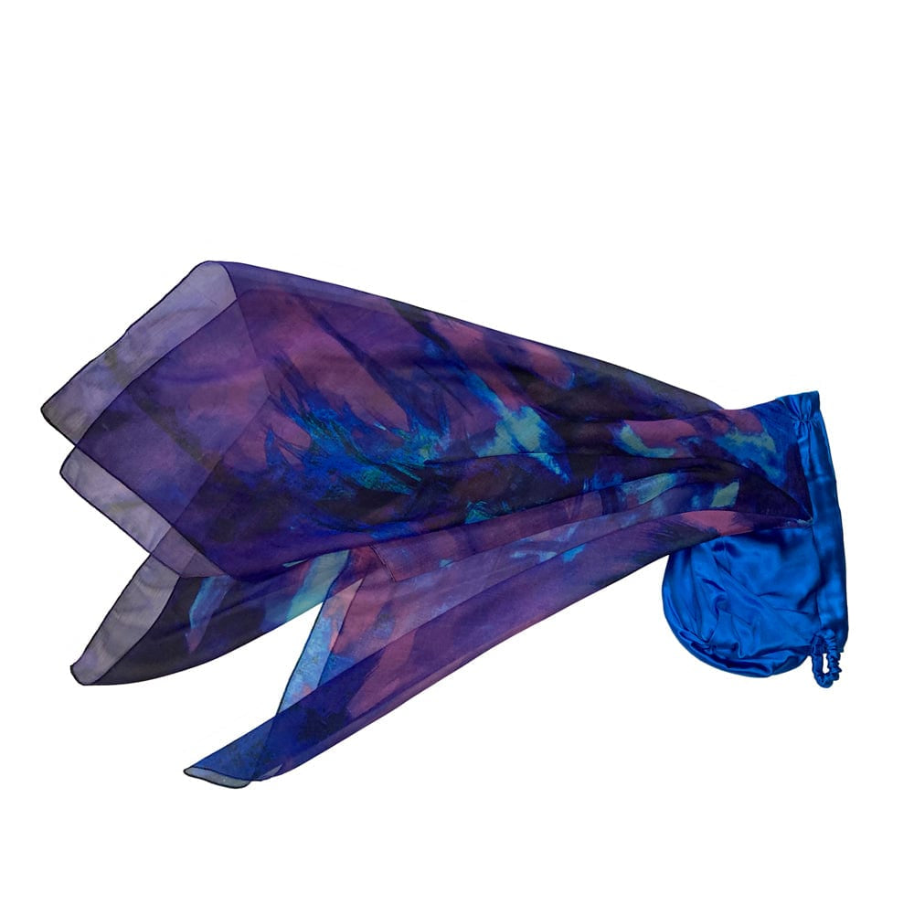 Fine Art Headscarf - Sapphire