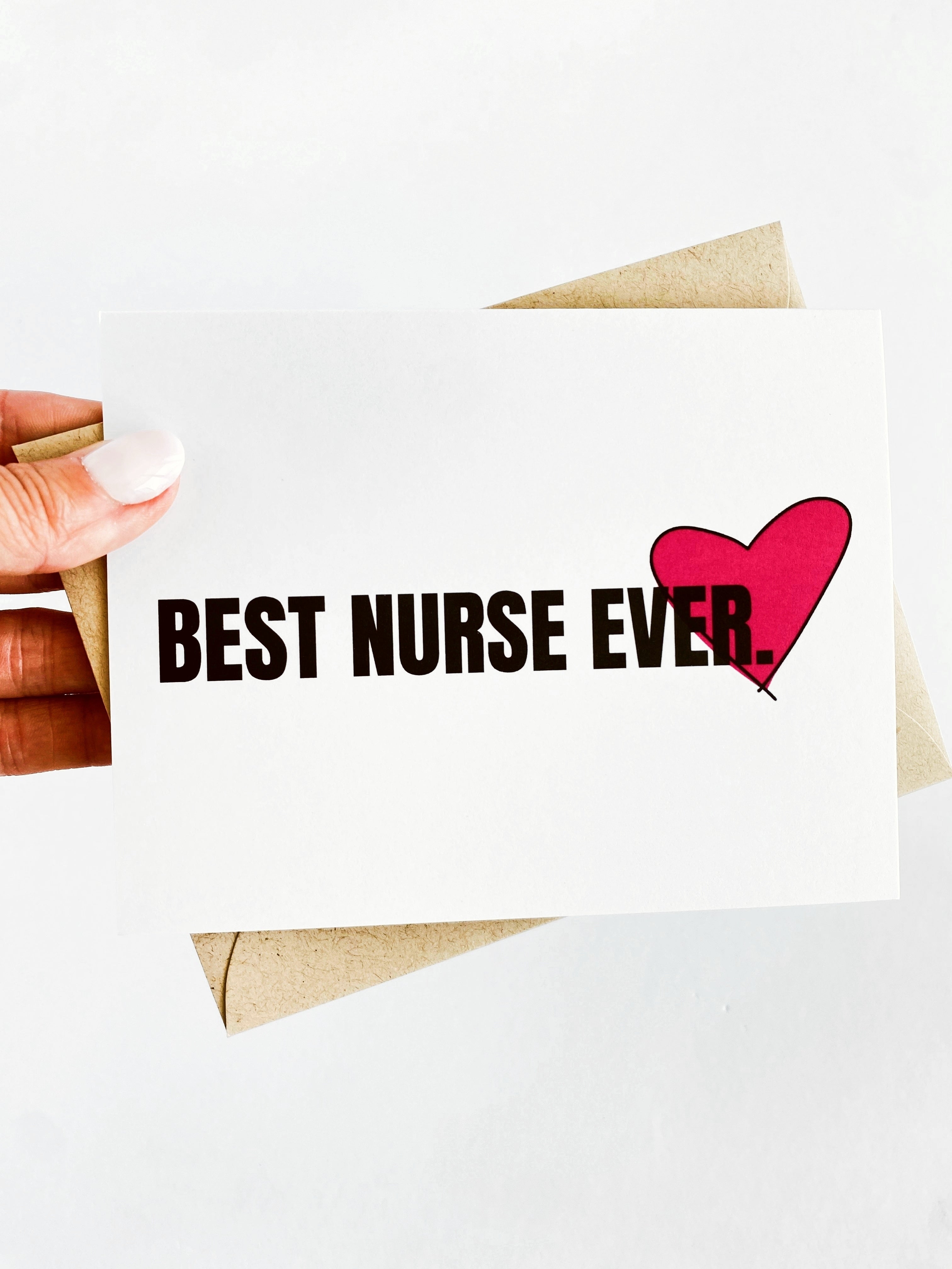 Best Nurse Ever Nurse Appreciation Thank You Card