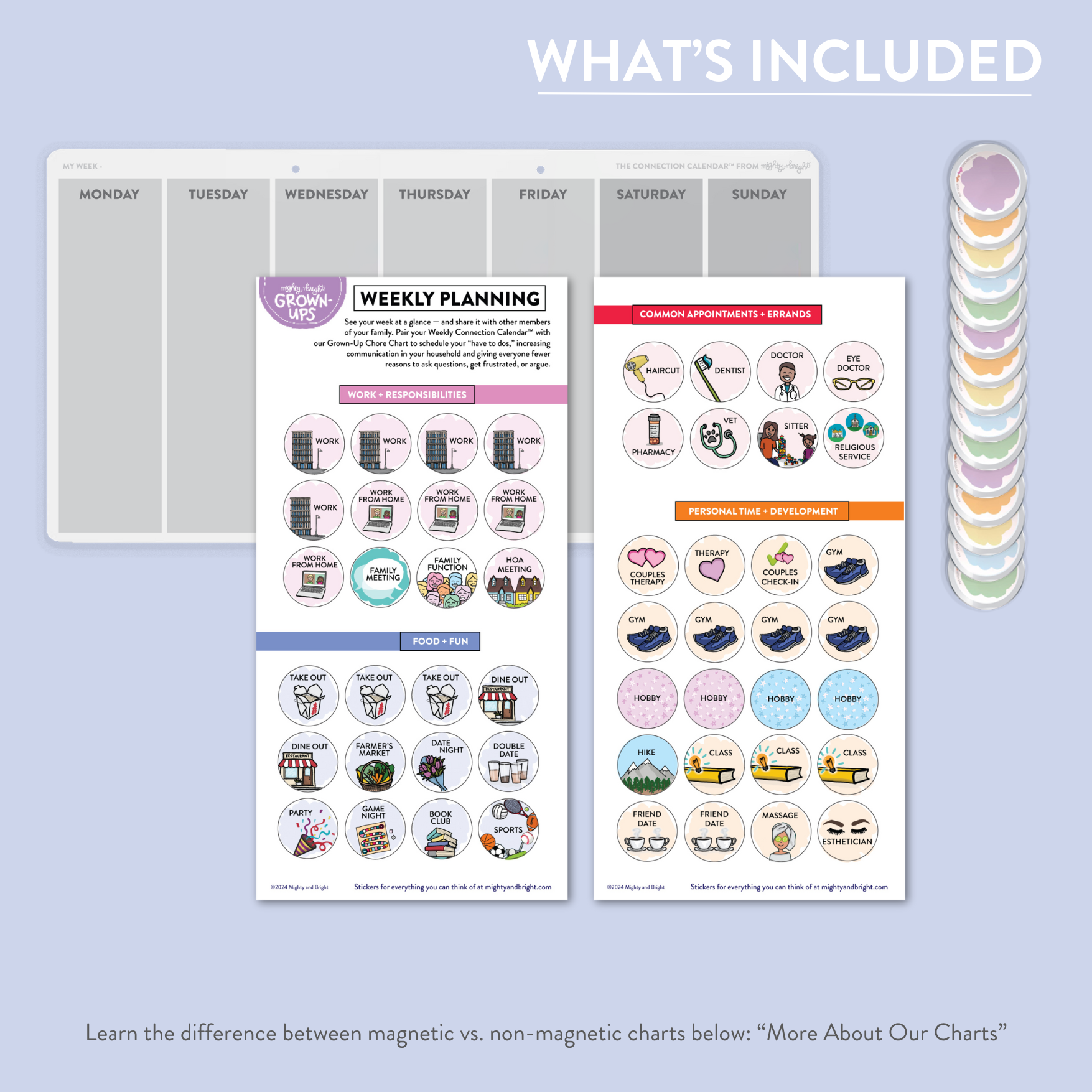 Weekly Calendar for Grown-Ups