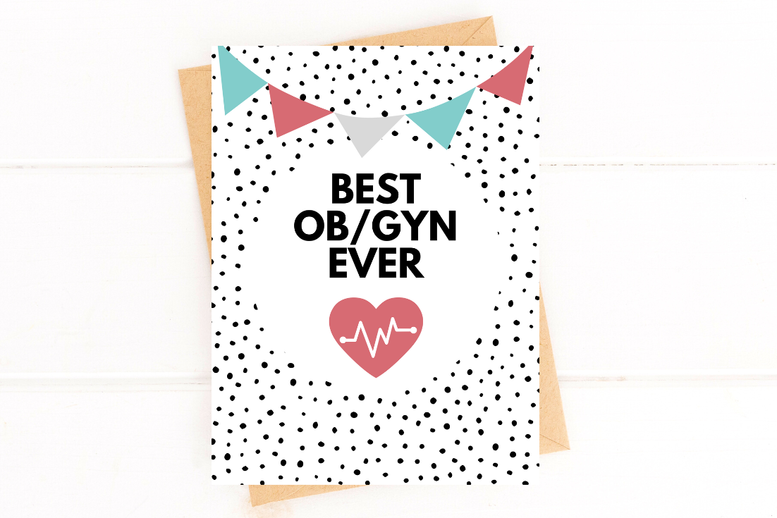 Best OB/GYN Ever Doctor Thank You Card – WeGotThis.org