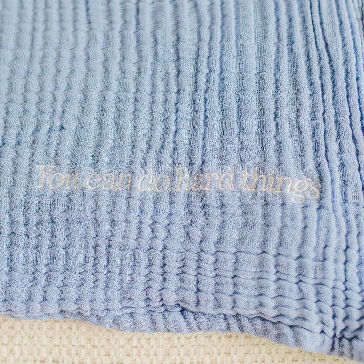 Inspirational Muslin Blanket