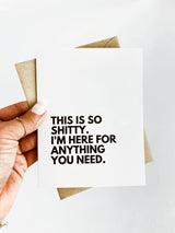 This is So Shitty Here For You Cancer Get Well Card