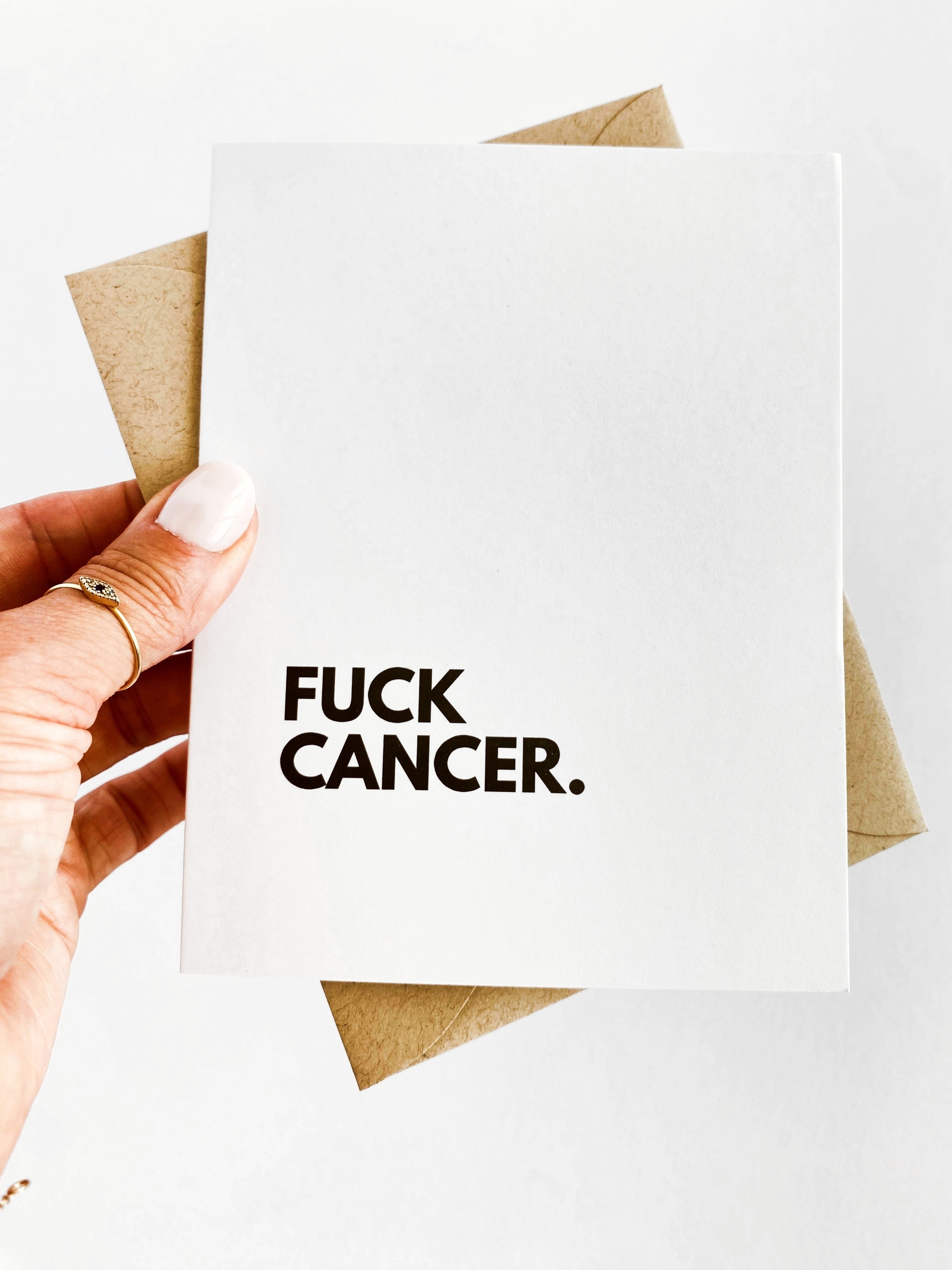 Fuck Cancer Card - Support, Get Well