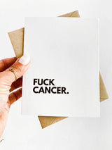 Fuck Cancer Card - Support, Get Well