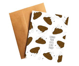 Sorry You Feel Like Poop Get Well Card - Funny Cancer Support Card | Five Dot Post