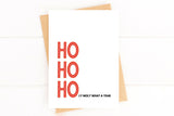 Ho Ho Holy Moly What a Year Card, 2023 Holiday Card, 2023 Christmas Card Funny