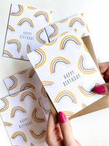 Rainbow Birthday Card, First Birthday Birthday, Friend, Rainbow, Baby Bi