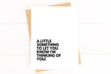 Sweet Thinking of You Card – Simple and Heartfelt Just Because Card