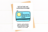 No Unsolicited Cancer Advice Funny Get Well Card