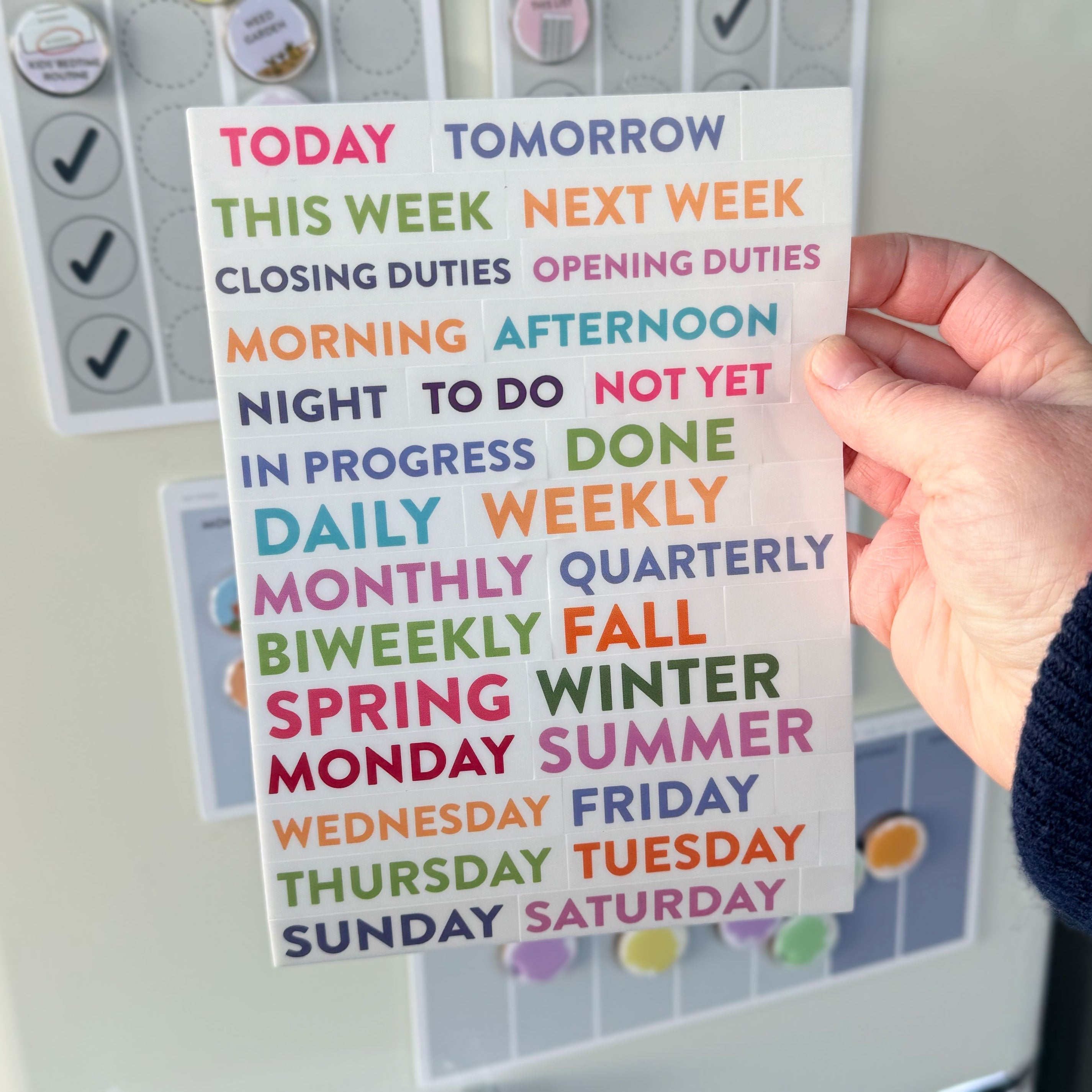 Kids' Daily Routines Chart