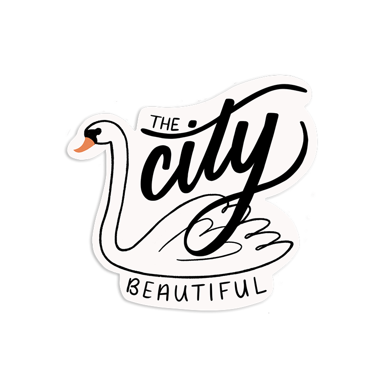 Orlando The City Beautiful Die-Cut Sticker