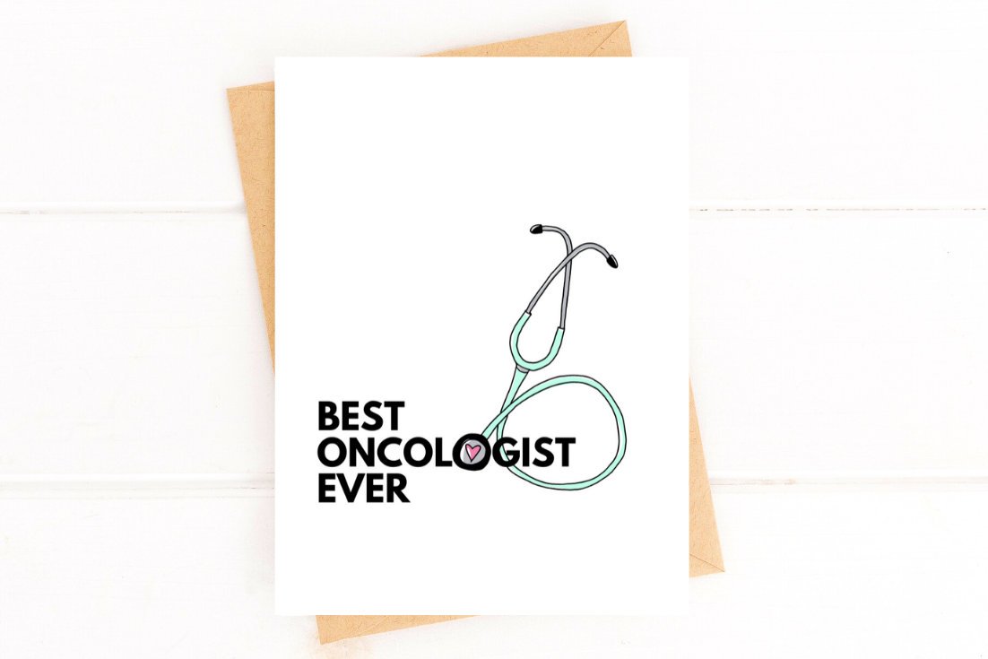 Best Oncologist Ever Card Doctor Thank You