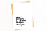 Dog Dad Birthday Card