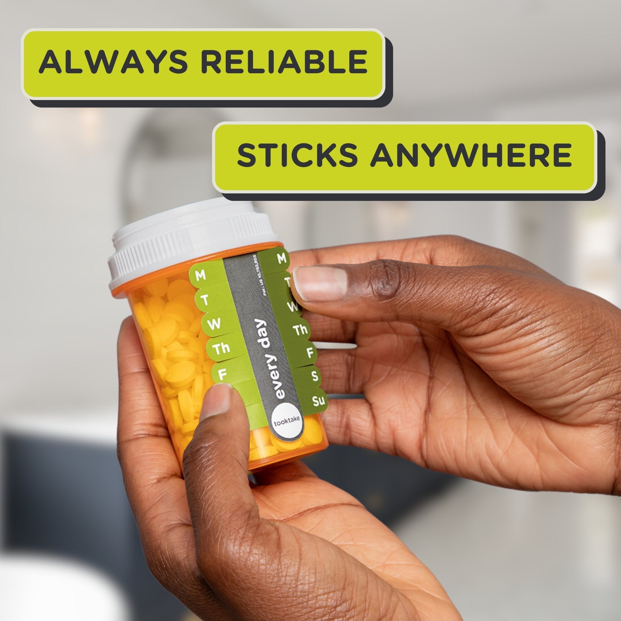 Tooktake DAILY Reminder Labels - 3 Pack (12 labels)