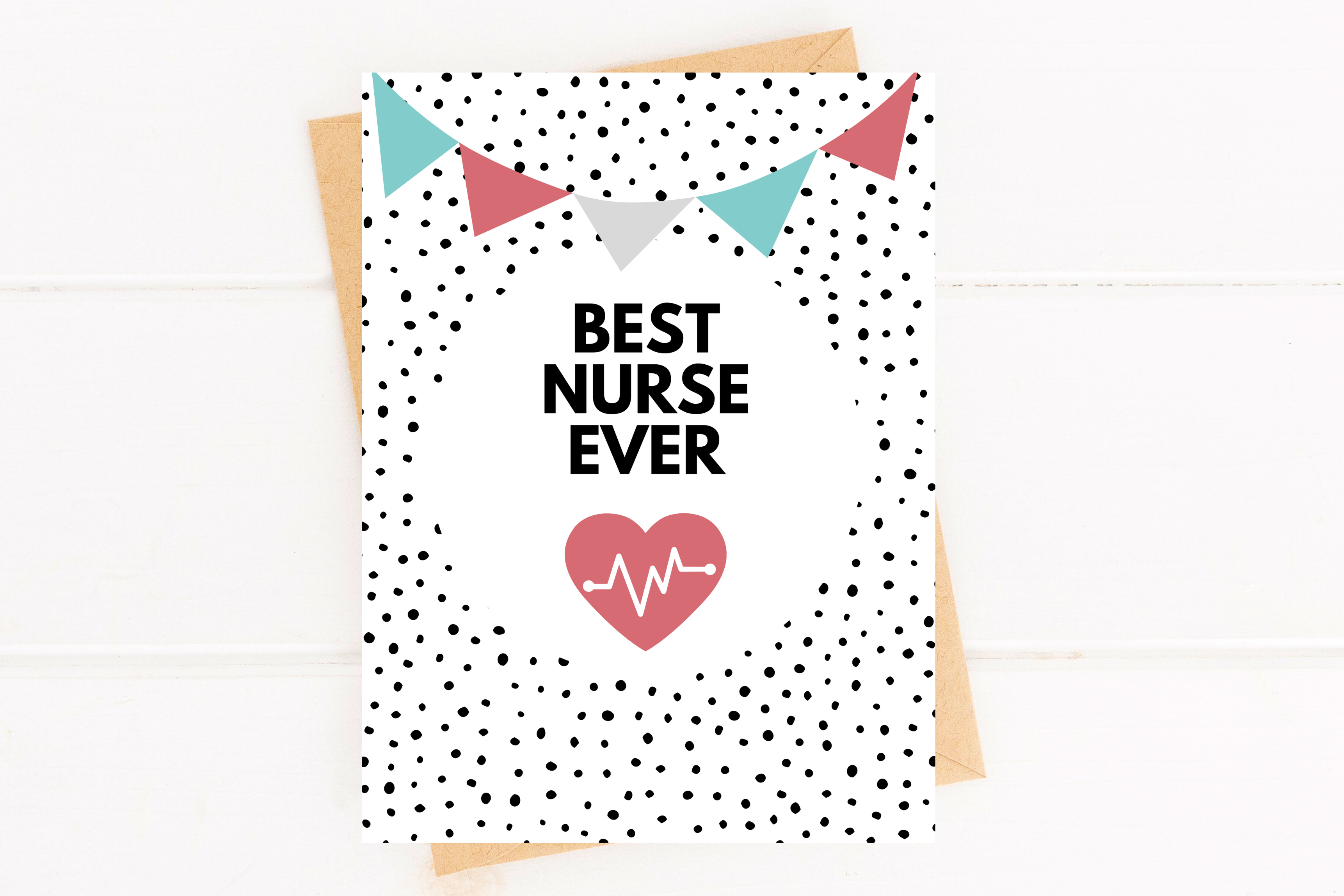 Best Nurse Ever Nurse Appreciation Thank You Card