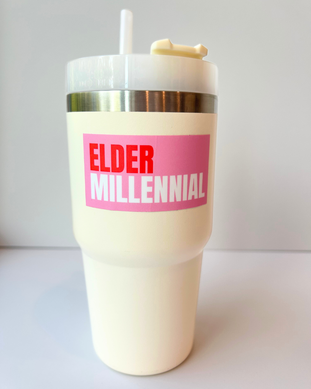 Cute Vinyl Sticker Elder Millennial Pink Sticker