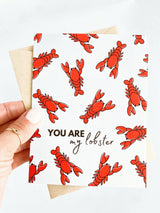 You Are My Lobster Valentine's Day Card