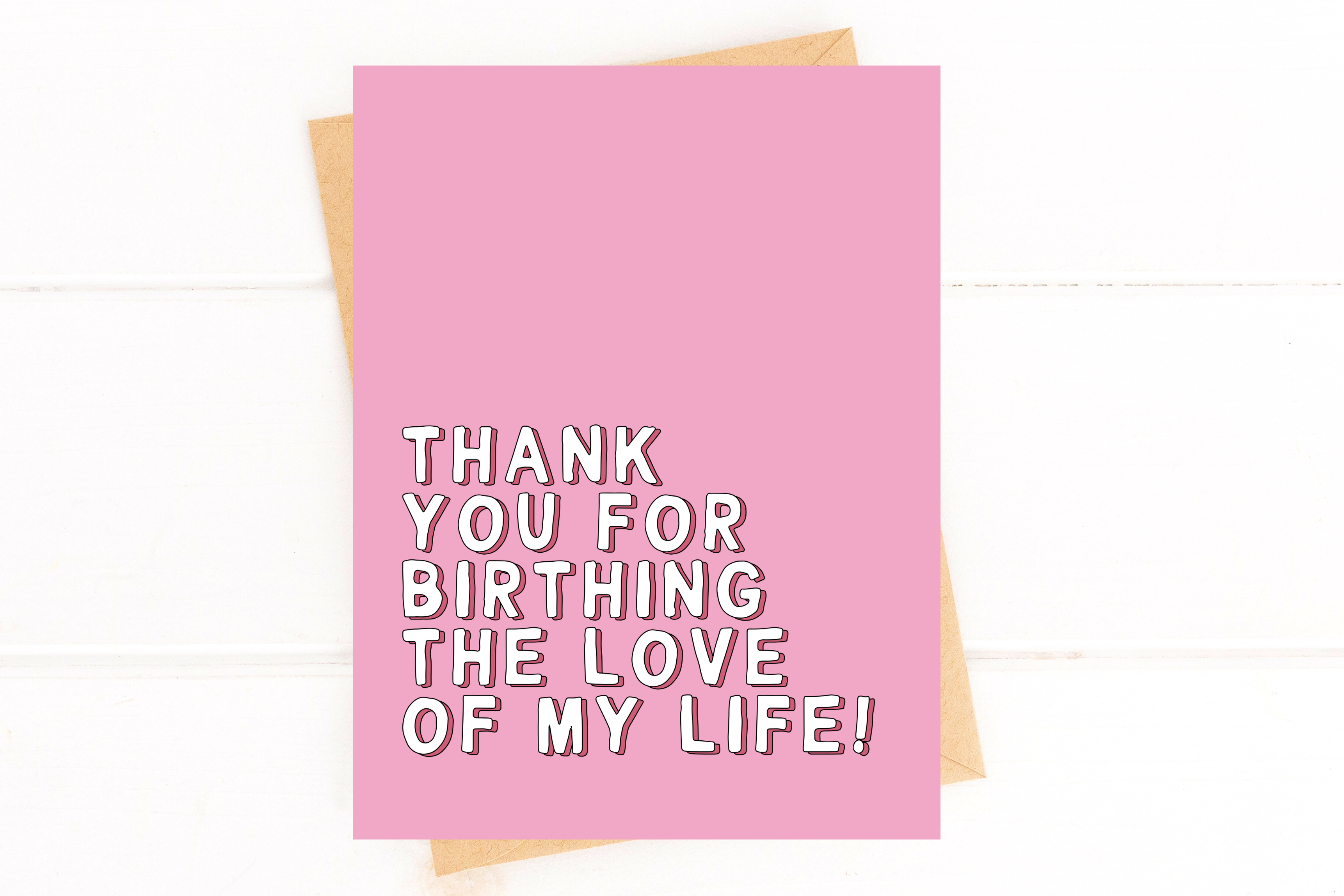 Thank You For Birthing My Love Mother in Law Mother's Day