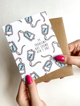 99 Problems Funny Chemo Get Well Card