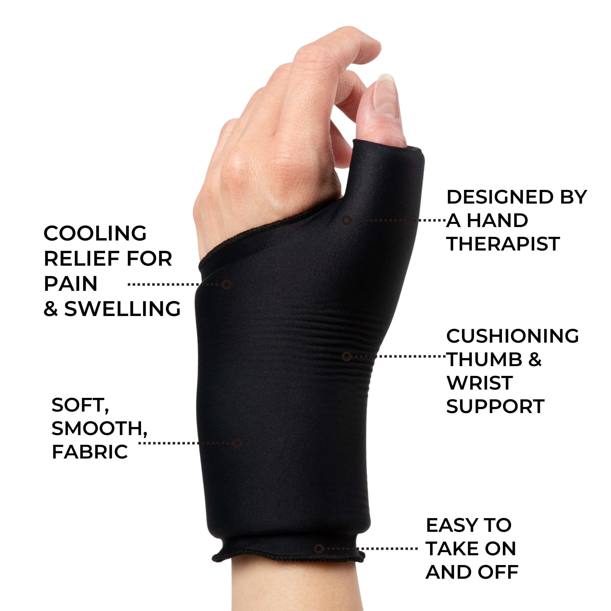 Cooling Compression Sleeve For Thumb & Wrist