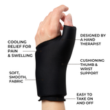 Cooling Compression Sleeve For Thumb & Wrist