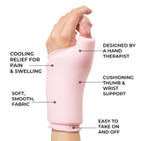Cooling Compression Sleeve For Thumb & Wrist