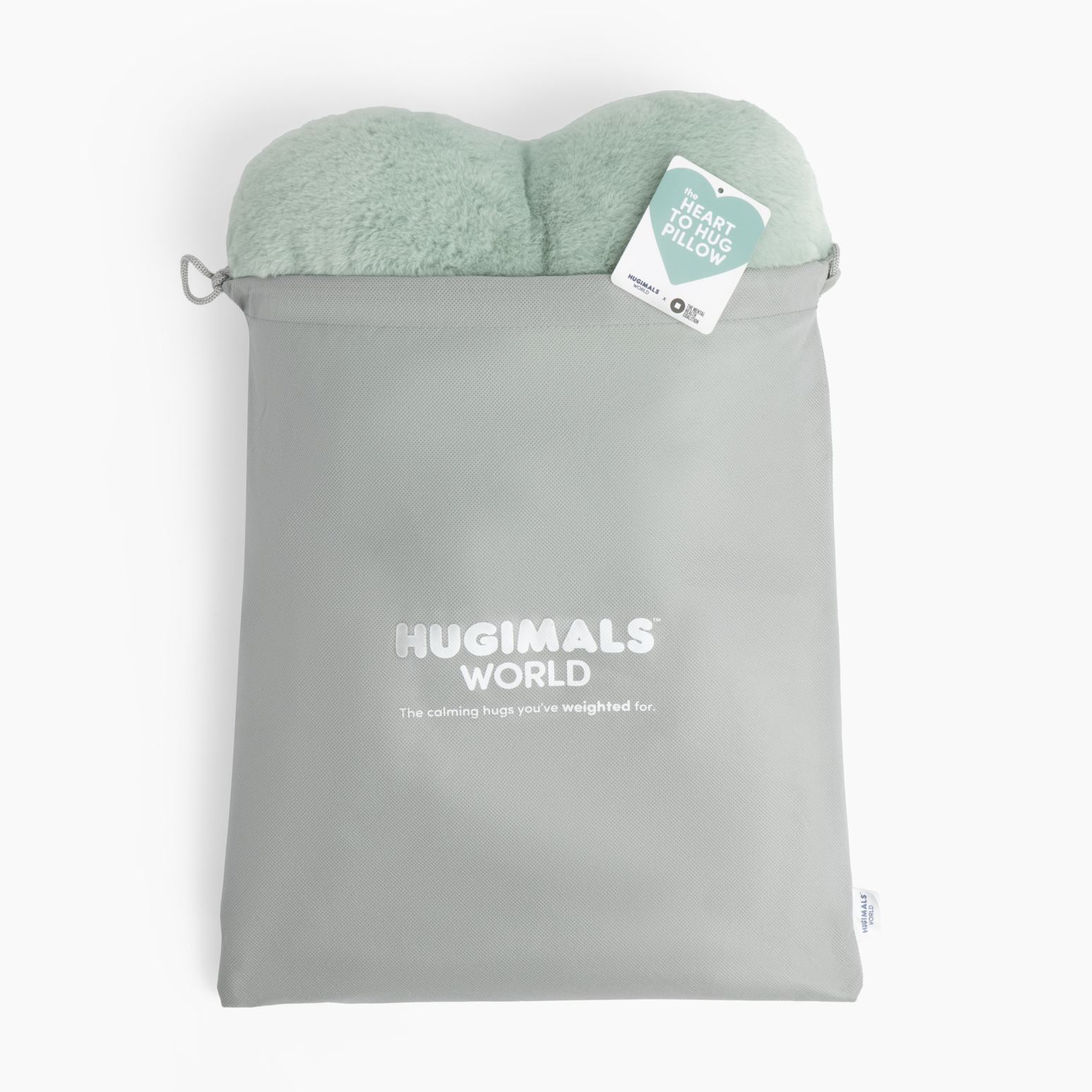 Heart to Hug Pillow - Sea Glass