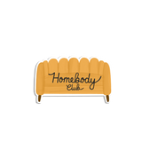 Homebody Club Introvert Hand-Lettered Sticker
