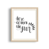 Here Comes the Sun Beatles Art Print