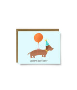 Dachshund Dog Birthday Greeting Card