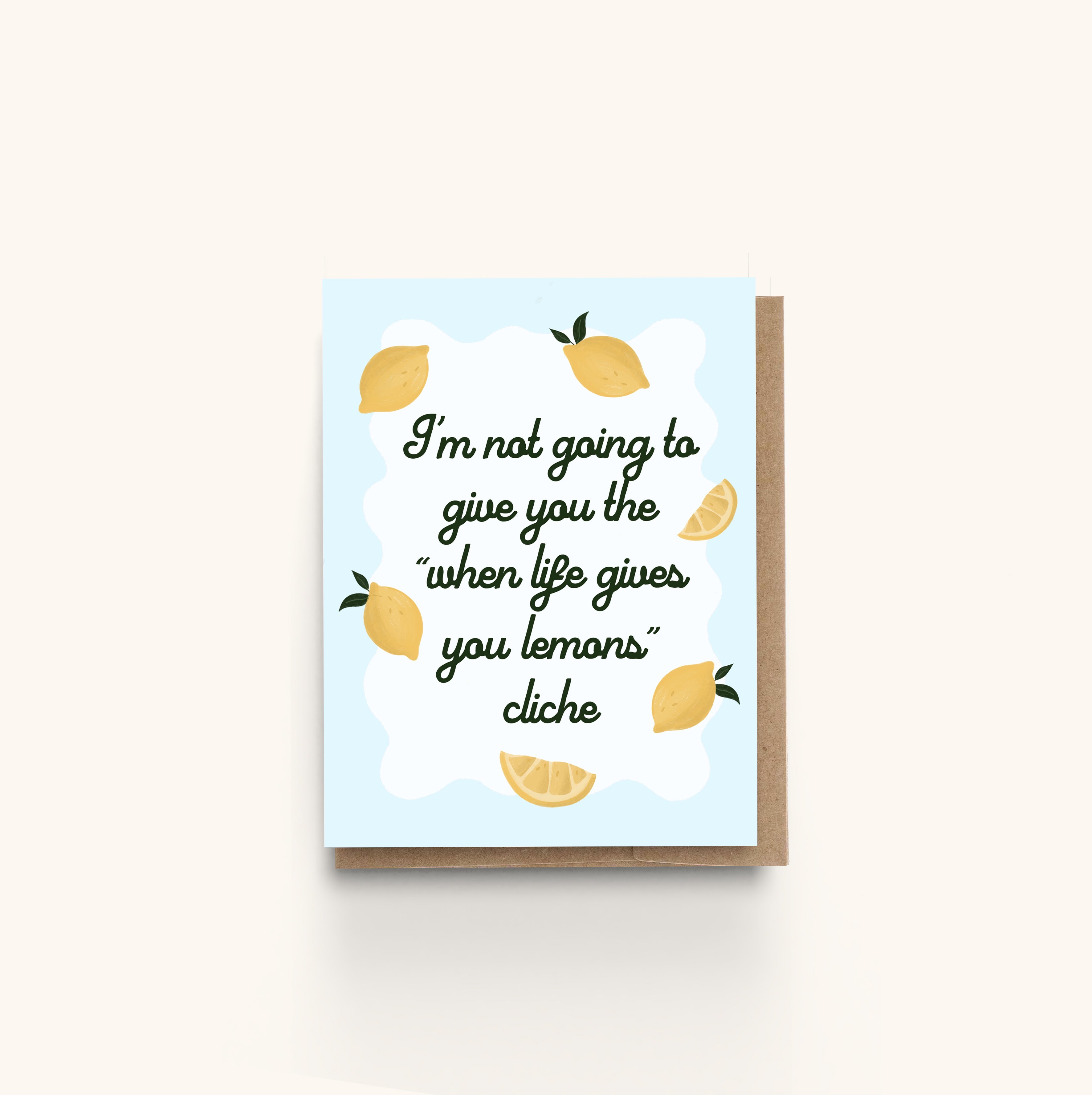 Life Gives you Lemons Sympathy Grief Card